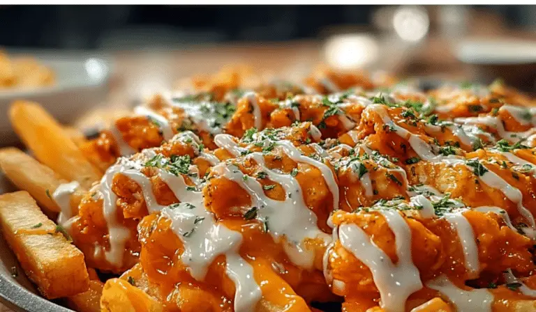 Buffalo Chicken Fries with cheese and ranch