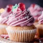 Sugar Plum Fairy Cupcake on Holiday Table